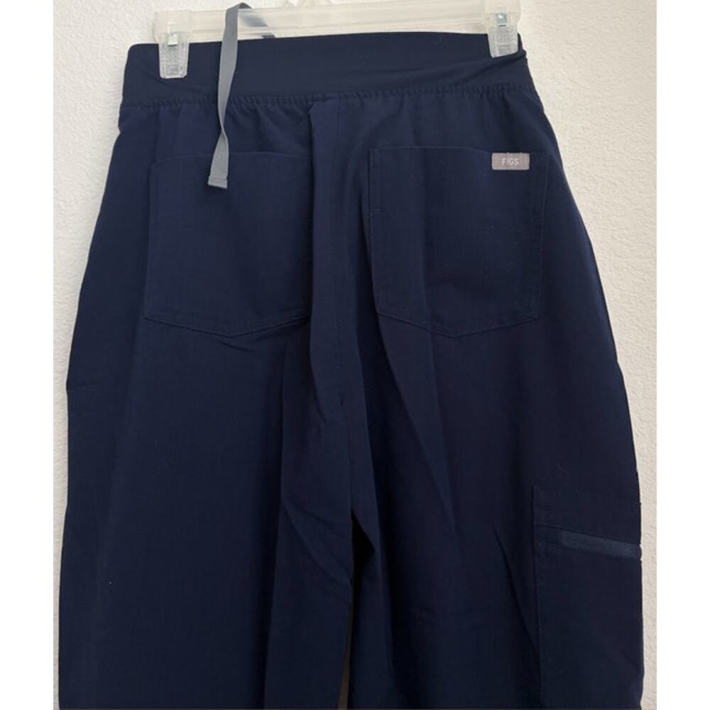 FIGS Womens High Wasited Zamora Jogger Scrub Pants Navy Size Small - Picture 4 of 5